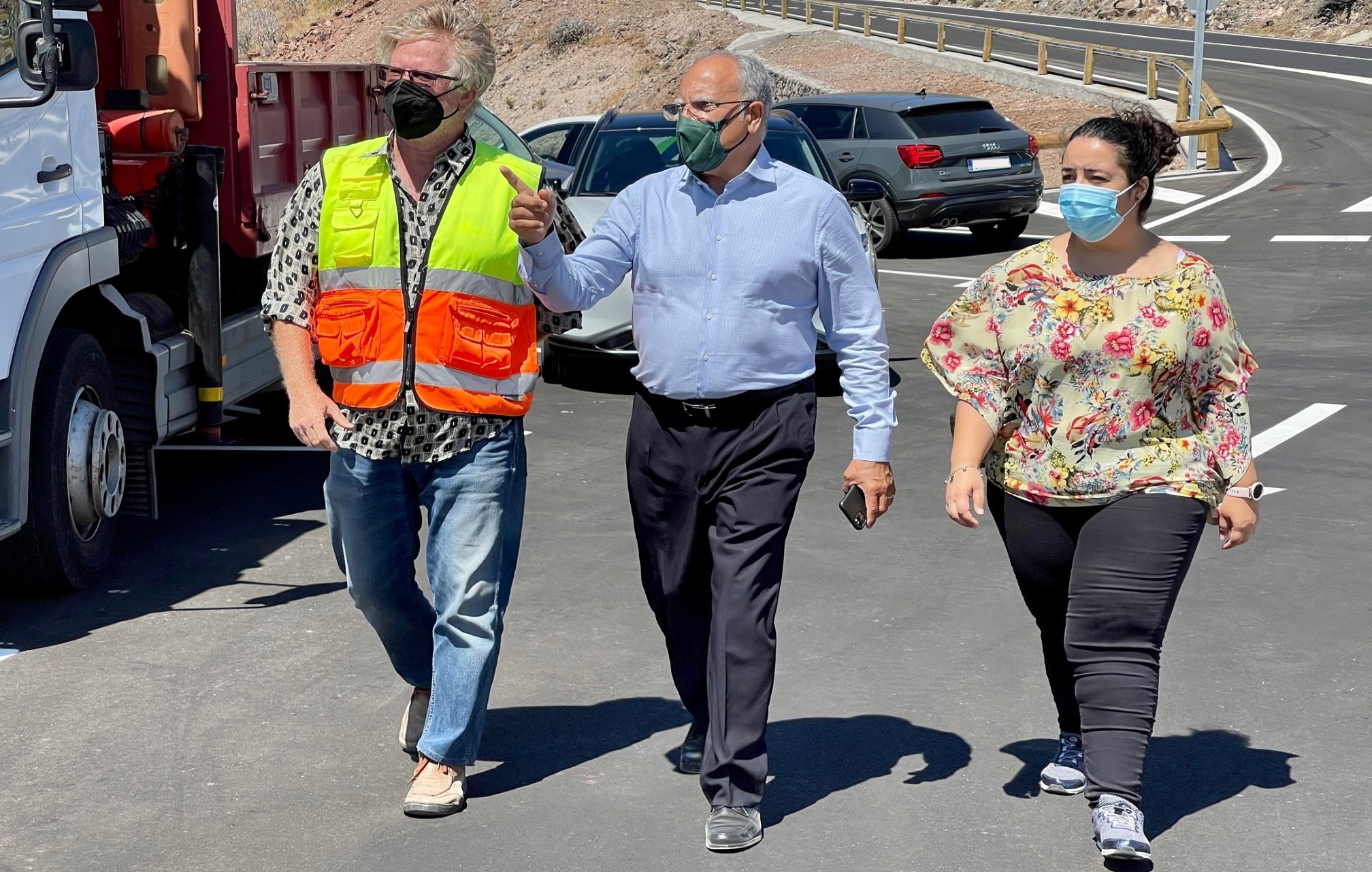 Imagen de El Cabildo concluye las obras de acceso al Mirador de El Cristo